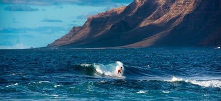 Surfer à Lanzarote