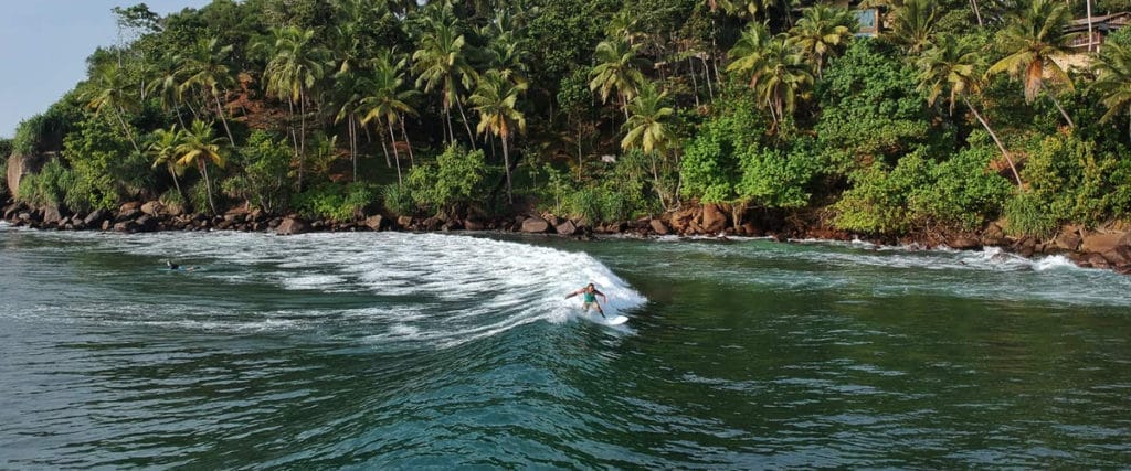 Weligama en Janvier, parfait pour apprendre le surf