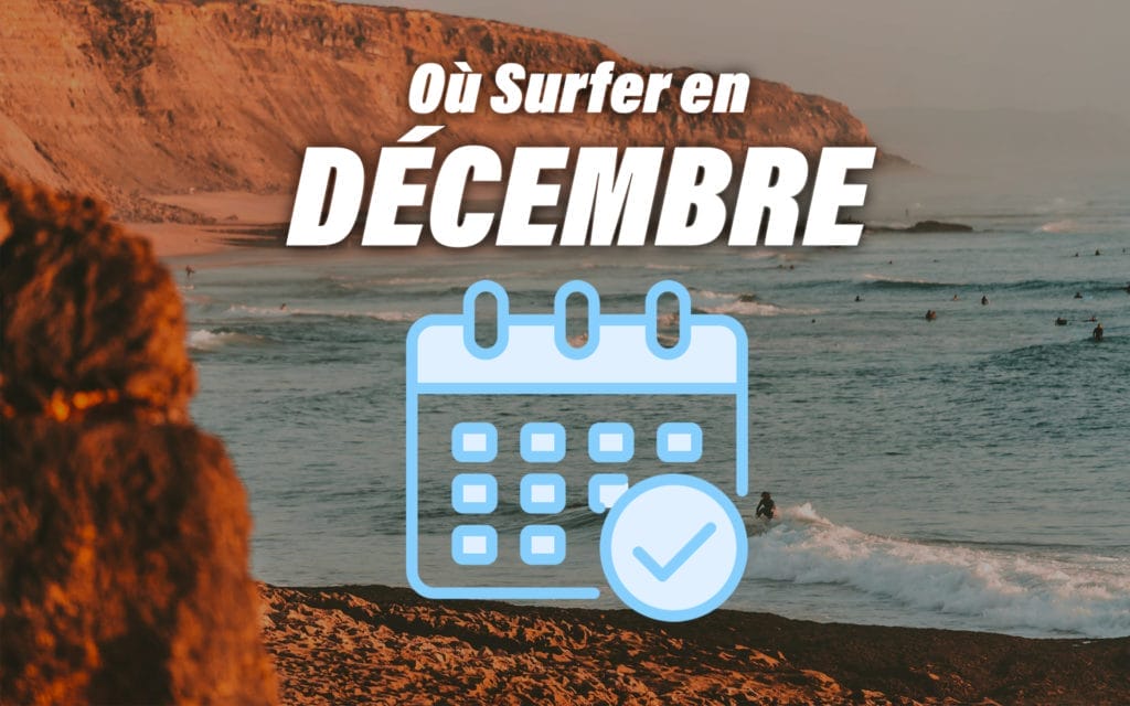 Calendrier Surf pour Décembre