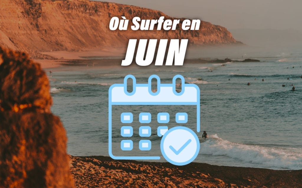Calendrier Surf pour Juin