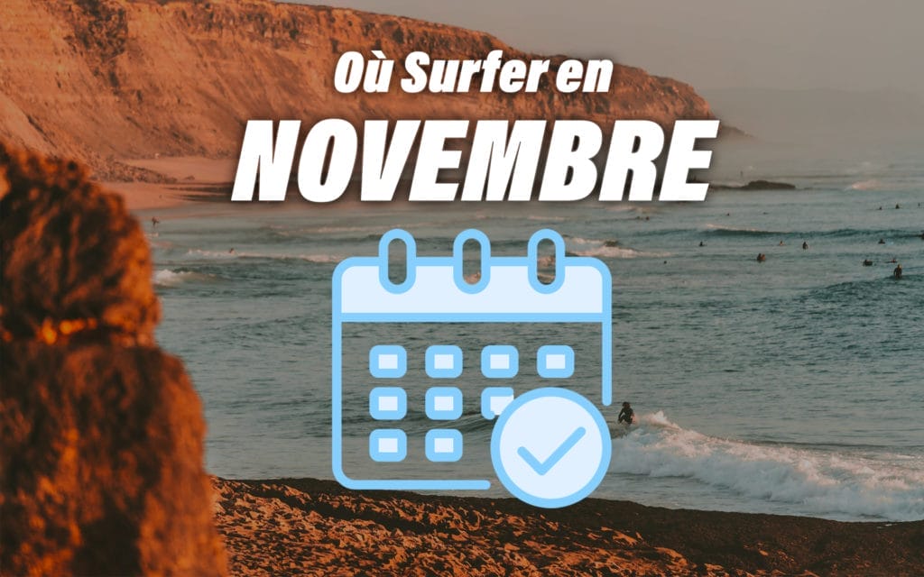 Calendrier Surf pour Novembre