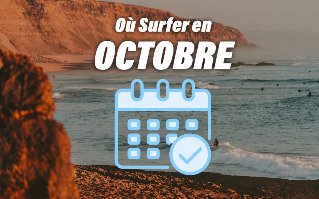 Calendrier Surf pour Octobre